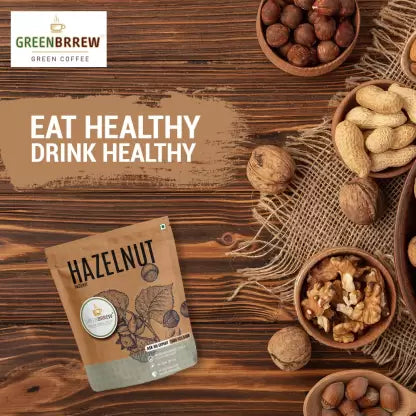 GreenBrrew Instant Natural Green Coffee Beverage Mix, Hazelnut Instant Coffee (2 x 30 g, Hazelnut Flavoured) GreenBrrew Instant Natural Green Coffee Beverage Mix, Hazelnut Instant Coffee (2 x 30 g, Hazelnut Flavoured)